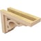 Ekena Millwork 5"W x 15"D x 10"H Classic Sheridan Rough Cedar Woodgrain TimberThane Corbel, Primed Tan CORUR05X15X10SHERCPR - alternate 3
